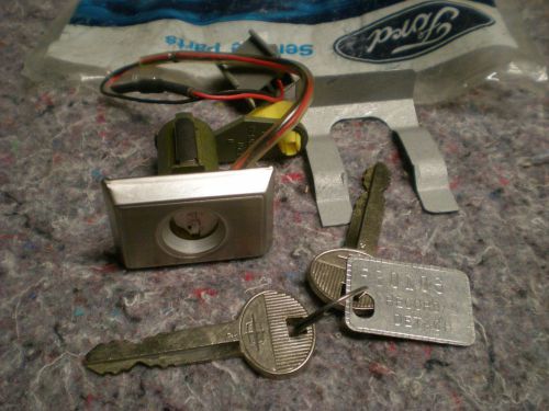 Nos 1980-1983 lincoln mark vi town car continental door lock &amp; keys new ford oem