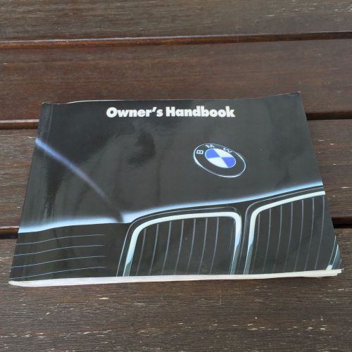 1991 bmw 7 series e32 factory owner&#039;s manual &amp; all booklets 735i, 735il, 750il