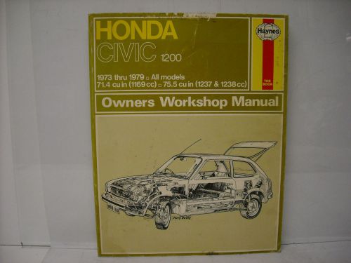 1973 thru 1979 honda civic 1200 repair manual