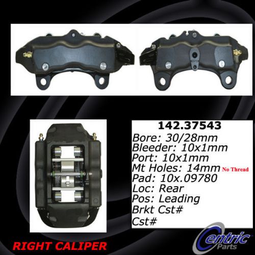 Centric parts 142.37543 rear right rebuilt brake caliper with pad