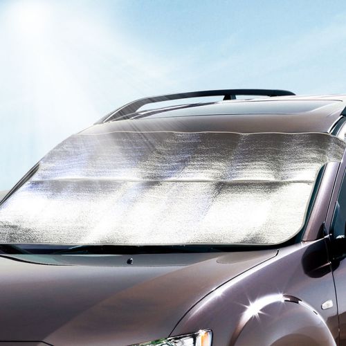 Car sun shade windshield snow cover remove leaves screen uv protector shield new