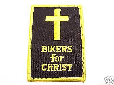 #0549 christian motorcycle vest patch bikers for christ