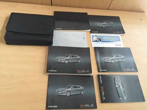 2014 acura rlx owners manual with case and navigation acu159