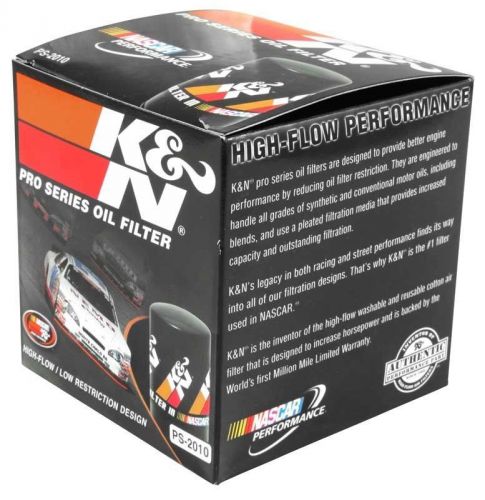 Two (2) k&amp;n ps-2010 pro series engine oil filters