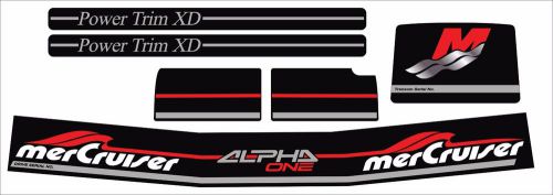 Mercruiser the most complete 2016 alpha two gen 2 decals w/gray rams sticker set