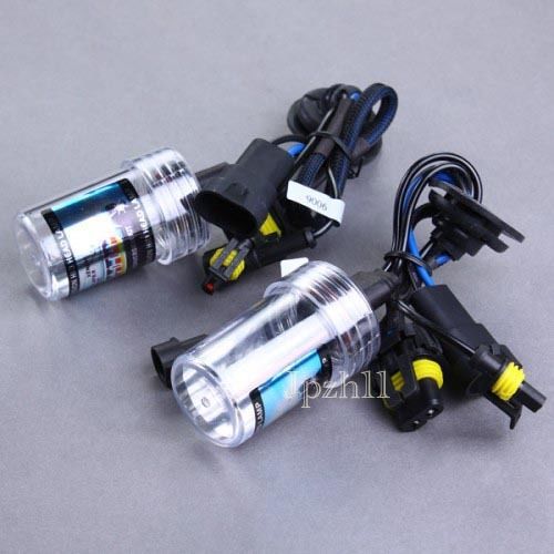 1 pair car hid xenon headlight lamp light 9006/hb4 3000k 35w bulbs golden yellow