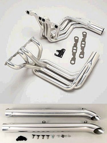 1963-1982 corvette ceramic coated side mount small block exhaust