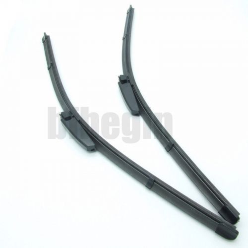 2x front black windscreen windshield wiper blade for audi oem quality