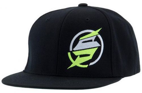 Slednecks edged out flat bill snapback hat black