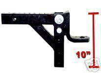 10" receiver hitch trailer haul tow jetski rv atv 4x4 dune buggy sedan dirtbike