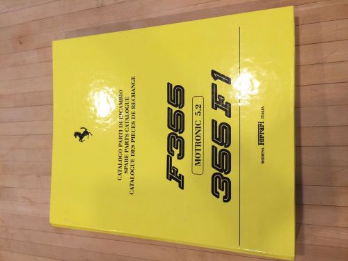 Ferrari f355 /355f1 factory parts catalog &#039;97