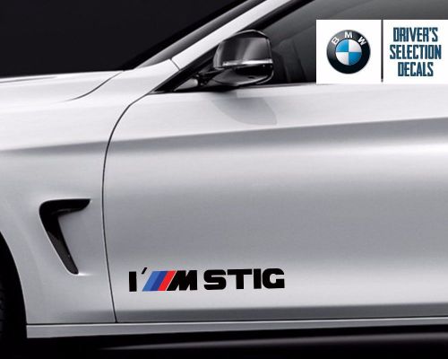 Bmw i m stig m power performance decal sticker graphics