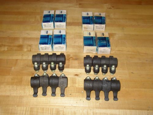 Nos ford 427 fe adjustable rocker arms b8a-6564-b fits 406 390 428 shelby cobra