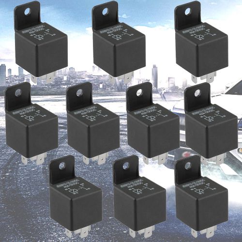 10pcs  car truck relay 12v 40a 4 pin 4p spst relays no 2016