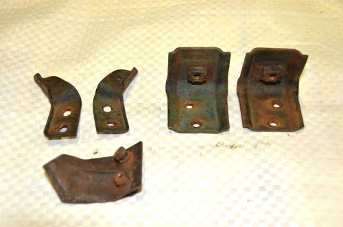 1941 42 46  chevrolet fender hood brackets stops