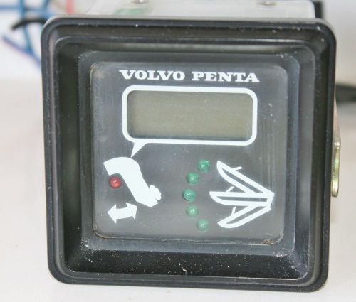 Used volvo penta 828731 electric tilt trim indicator gauge square tested good
