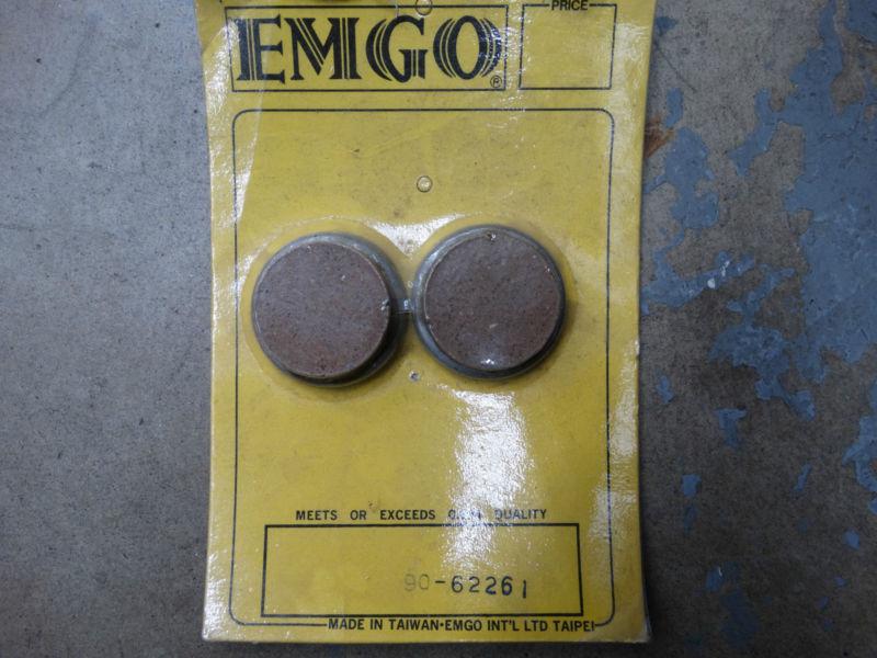 Emgo sintered rear brake pads for yamaha tri moto, ytm, yfm 90-62261