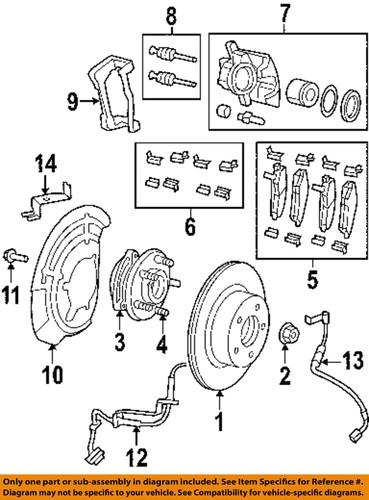 Jeep oem 52060137ab disc brake rotor/front brake rotor/disc