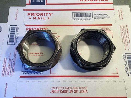 Sprint car aluminum rear axle nut set