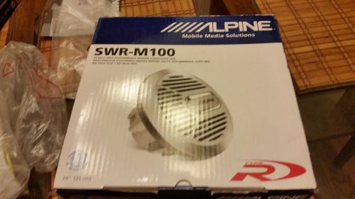 Alpine swr-m100 marine subwoofer