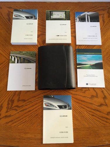 2012 lexus is350/is250 owner&#039;s manual stock #080