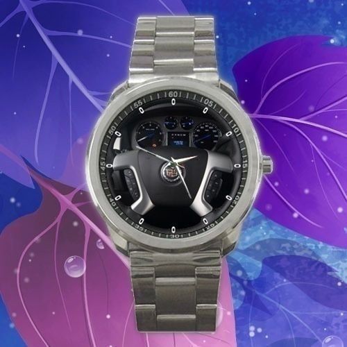 Rare design cadillac escalade ext sport utility truck steering wheel sport watch