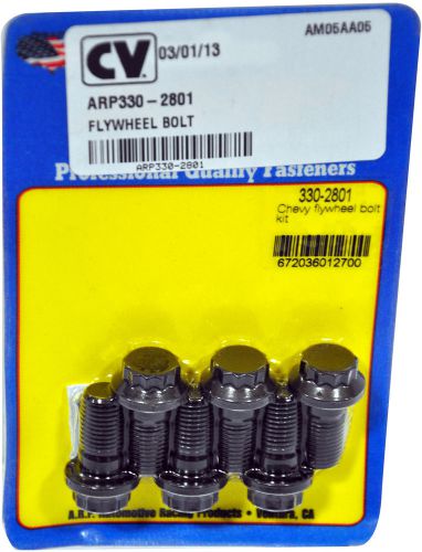 Arp 330-2801 pro series flywheel bolt kit chevy v8 tilton flywheel 7/16-20x.875