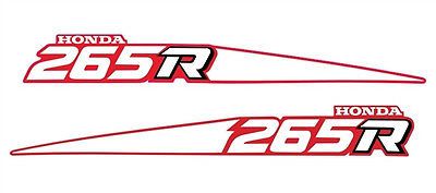 Honda 265r trx265r oem reproduction replica decals 1988 88