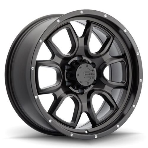 4-new mamba 591b m19 16x8 5x114.3  matte black wheels rims