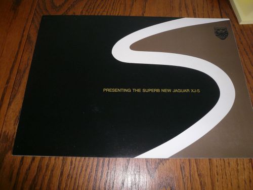 1976 jaguar sales brochure - xj-s introduction