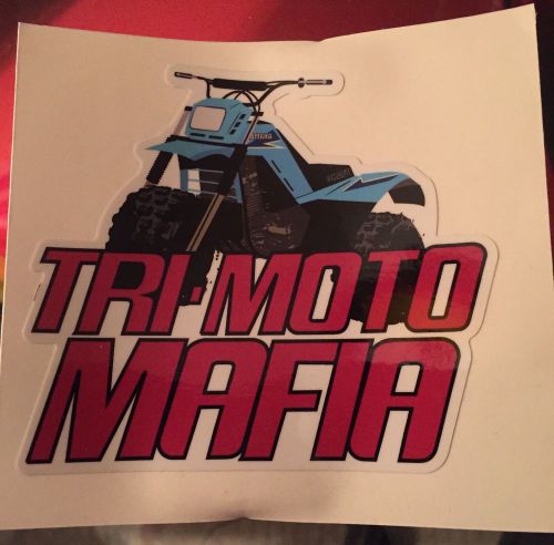 Tri-moto mafia decal blue 225dx 225dr ytm 200