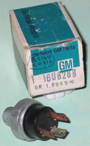 1976 - 1979 cadillac deville 425 500 nos oil pressure switch 1608288