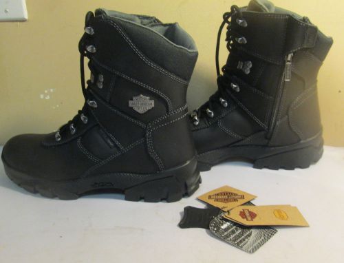 *new* harley davidson motorcycle boots - black - size 10.5 medium