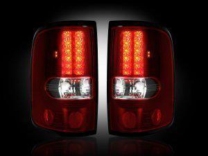 Recon ford f-150 led tail light set w/ red lens (2004-2008)