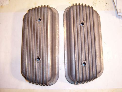 Vintage vw volkswagen finned aluminum valve covers cal custom 40-2400 beetle bug