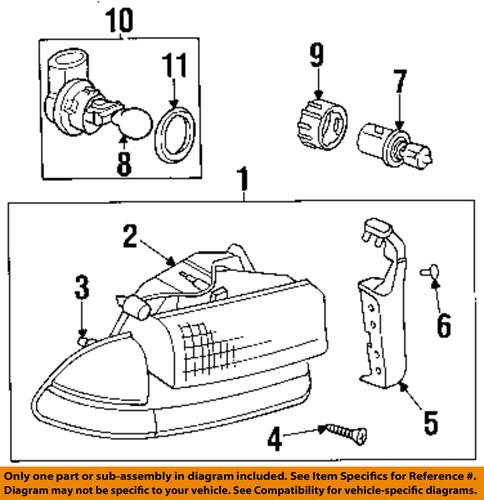 Mopar oem 5288612 headlamp socket-socket