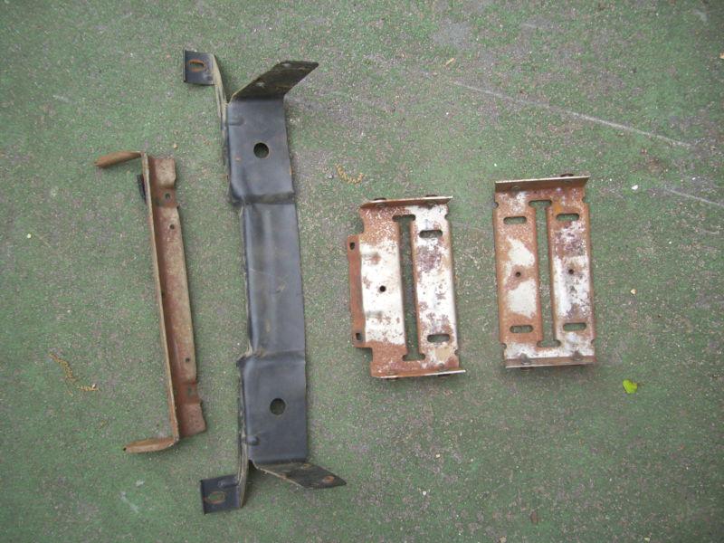 70-81 trans am firebird camaro console bracket set metal nice 77 78 se