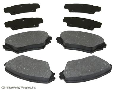 Beck arnley 089-1696 brake pad or shoe, front-disc brake pad