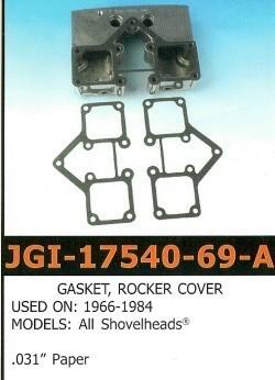 James rocker gasket -1966 - 1984 shovelhead  - close out