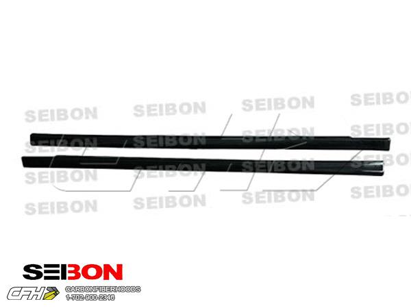 Seibon carbon fiber tr-style carbon fiber side skirts kit auto body acura integr