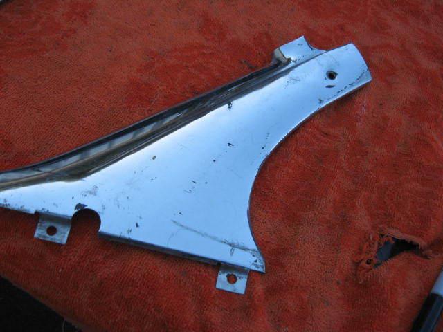 1955 1956 1957 chevy / pontiac hardtop driver side 1/4 window inside moulding