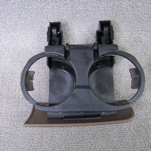 2001-2006 toyota tundra / 2001-2007 sequoia front dash cup holder brown