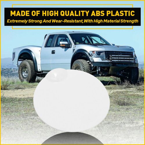 White painted fuel gas tank filler lid door cap cover fits ford f150 2009-2014