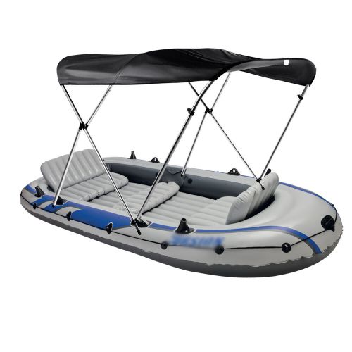 3 bow boat top cover 600d oxford clow +2 windproof straps for 73-78&#034; boat travel