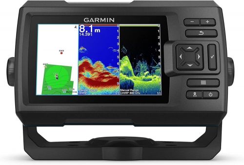 New.striker vivid 5cv, easy-to-use 5-inch color fishfinder and sonar transduc us