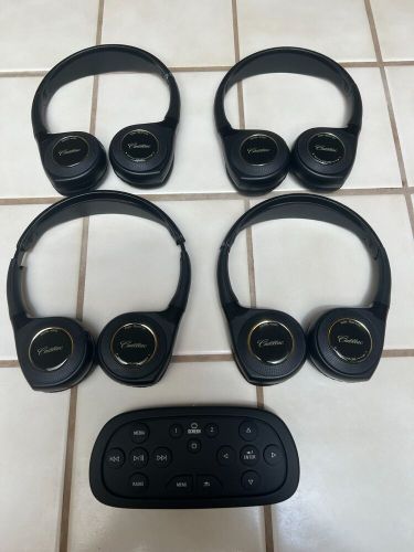 2018 cadillac escalade dvd remote and wireless headphones (set of four)