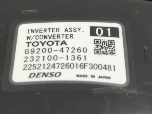 2016-2016 toyota prius hybrid dc synergy drive power inverter ljb36