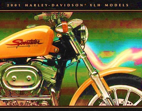 2001 harley-davidson xlh xl sportster models owners manual -xlh883-xl1200