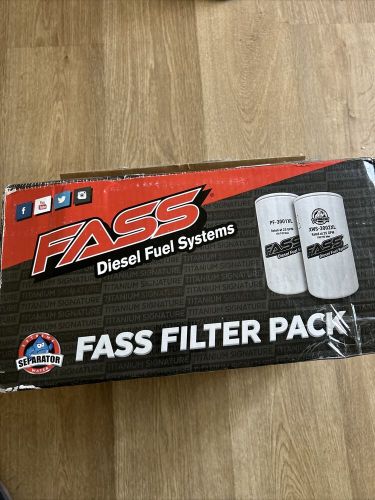 Fass fuel xl filter pack contains (1) xws-3002 xl &amp; (1) pf-3001 xl #fp3000xl