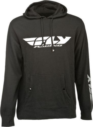 Fly racing corporate pullover hoody black large